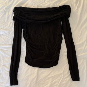 Mango Off-Shoulder Long Sleeve top